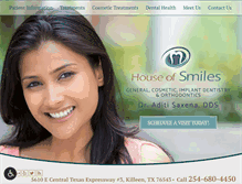 Tablet Screenshot of houseofsmiles.net